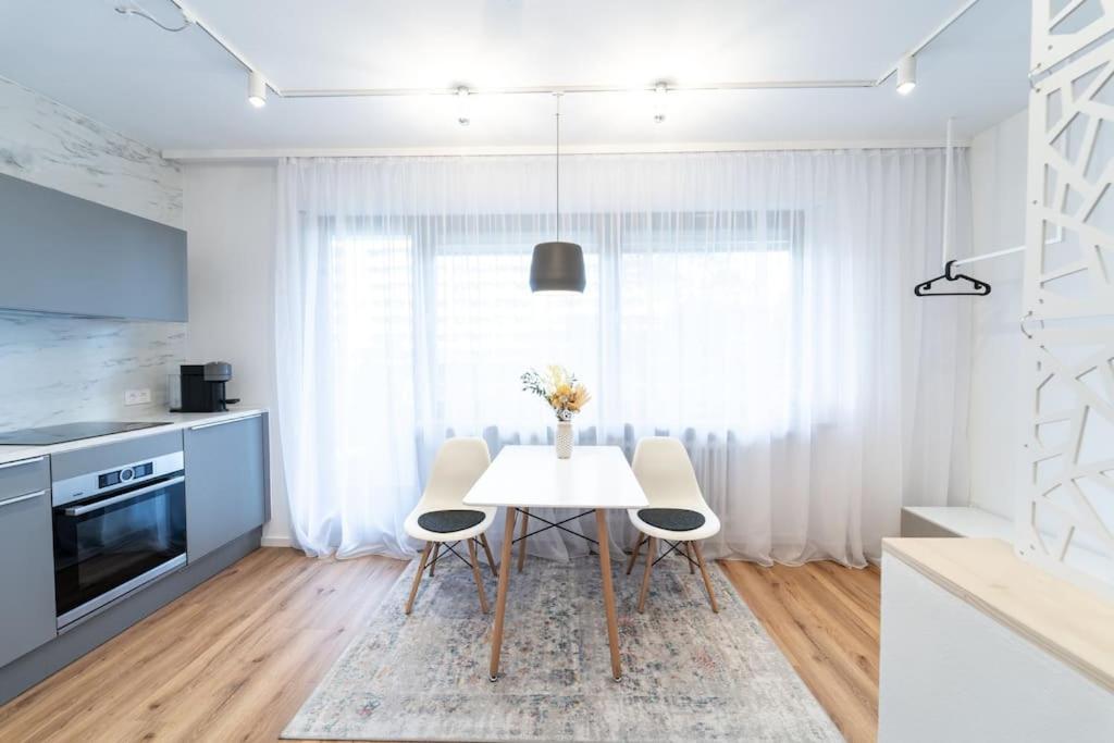 Apartment Mit Balkon Und Privatparkplatz アウグスブルク エクステリア 写真